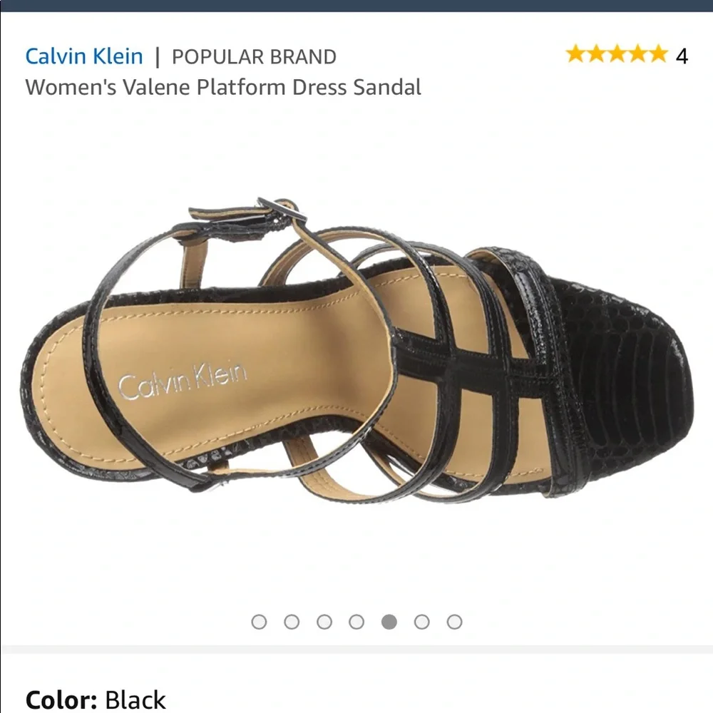 Calvin Klein new  Valene Platform Dress Sandal